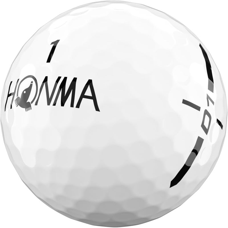 Honma D1 Distance Golf Balls,Extra Soft Feel with Long Distance,High Speed Core with Low Spin Design,Low Compression Golfballs Perfect for Men,Women Beginners,1 Dozen - Image 2